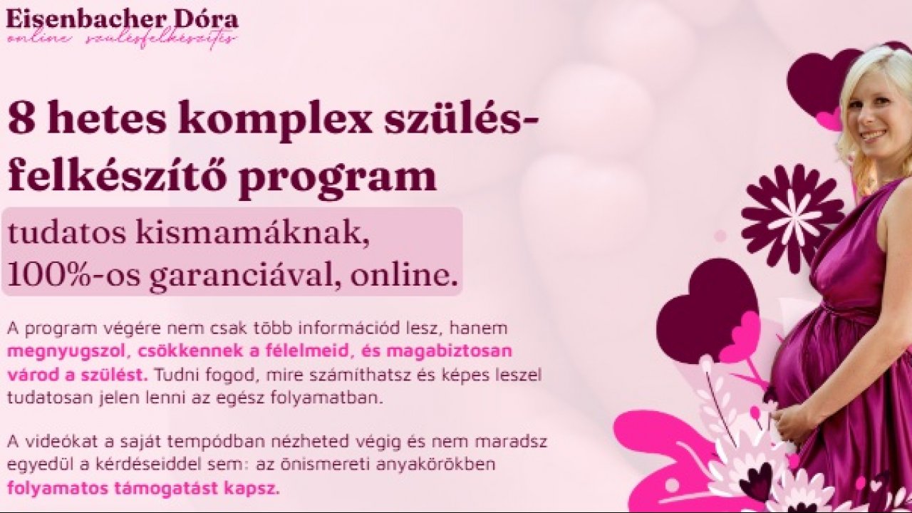 Kismamakísérő program '26 ősz